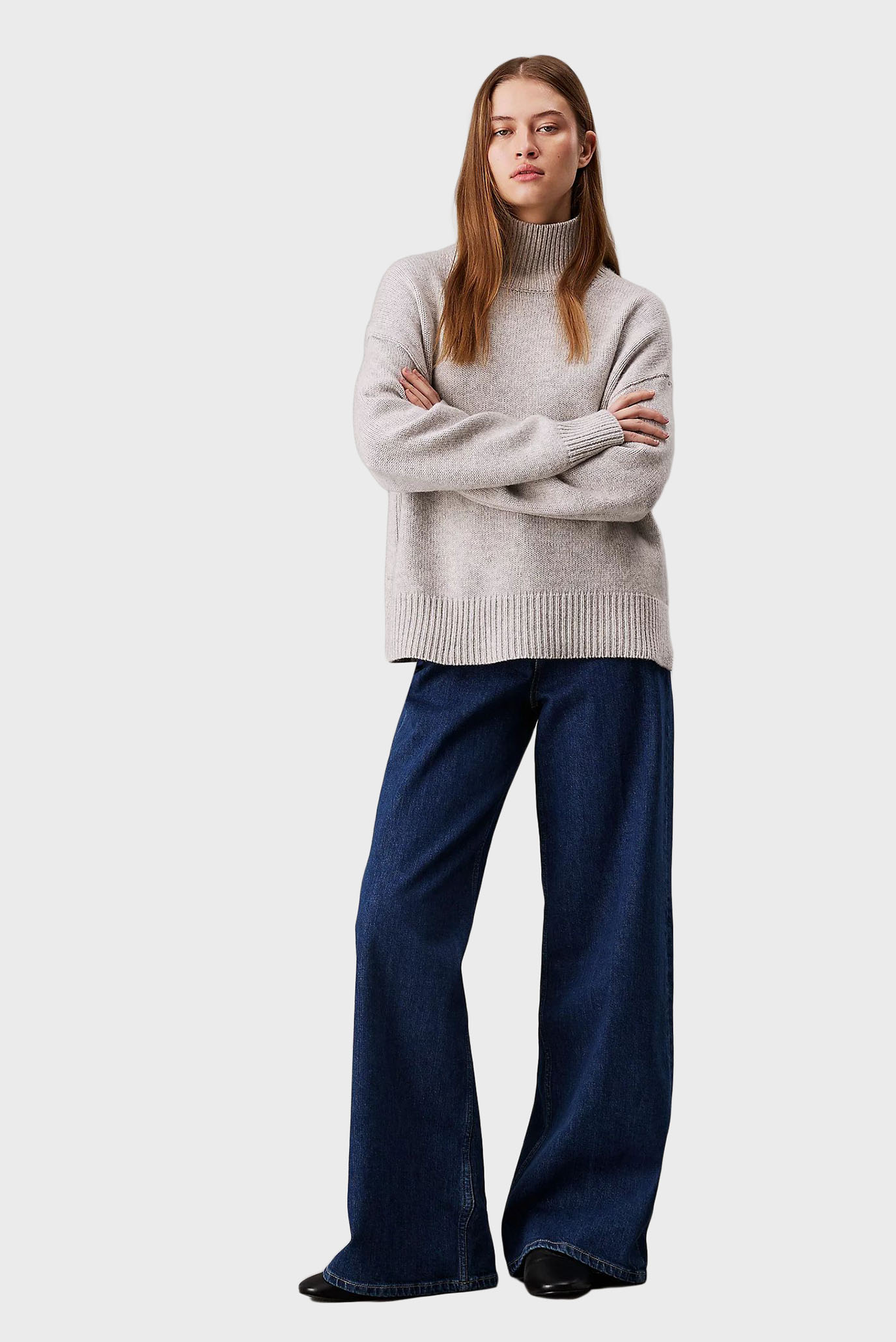 Джинсы HR WIDE - MID STONE BLUE 2