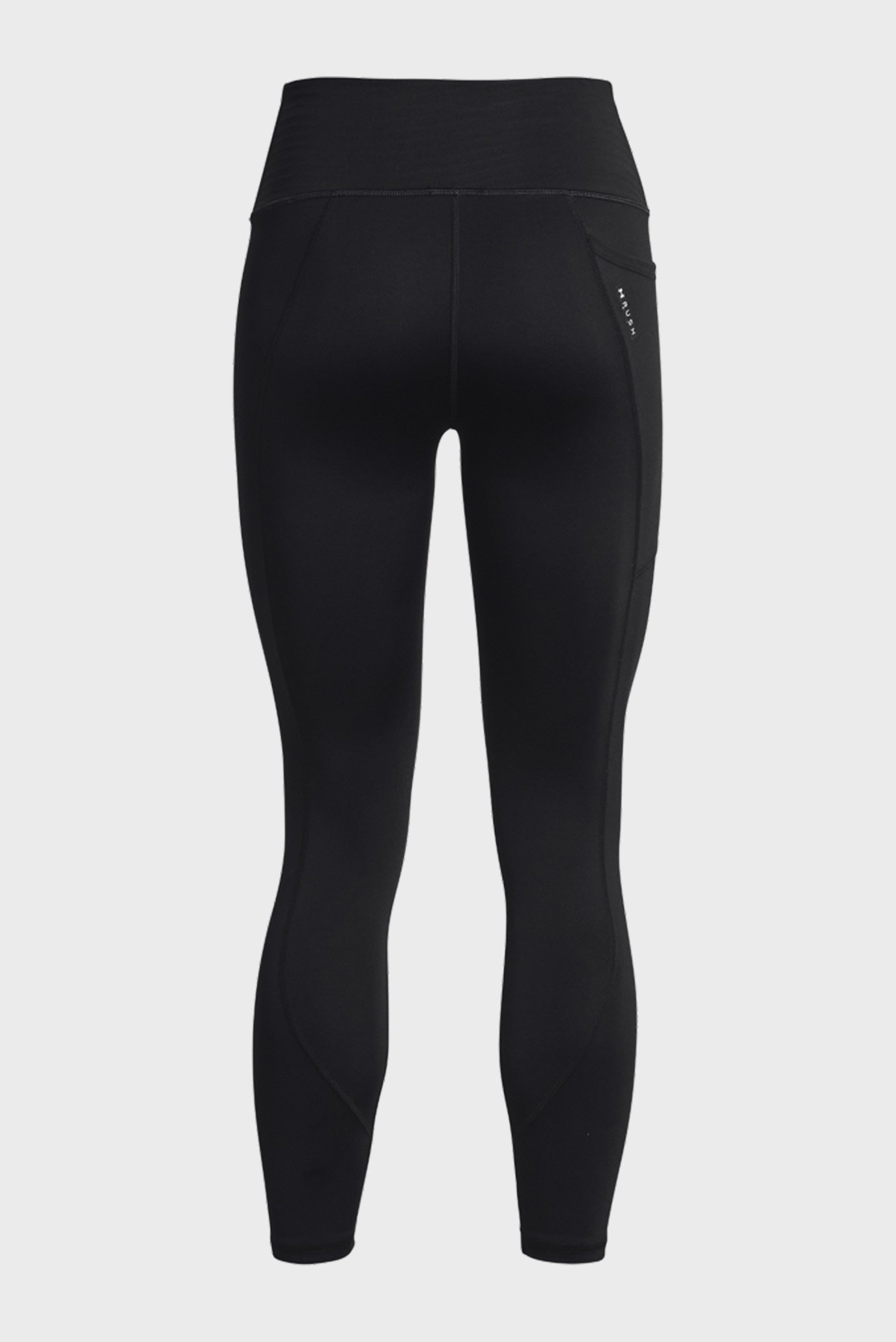 Женские черные тайтсы UA Rush Ankle Legging 6