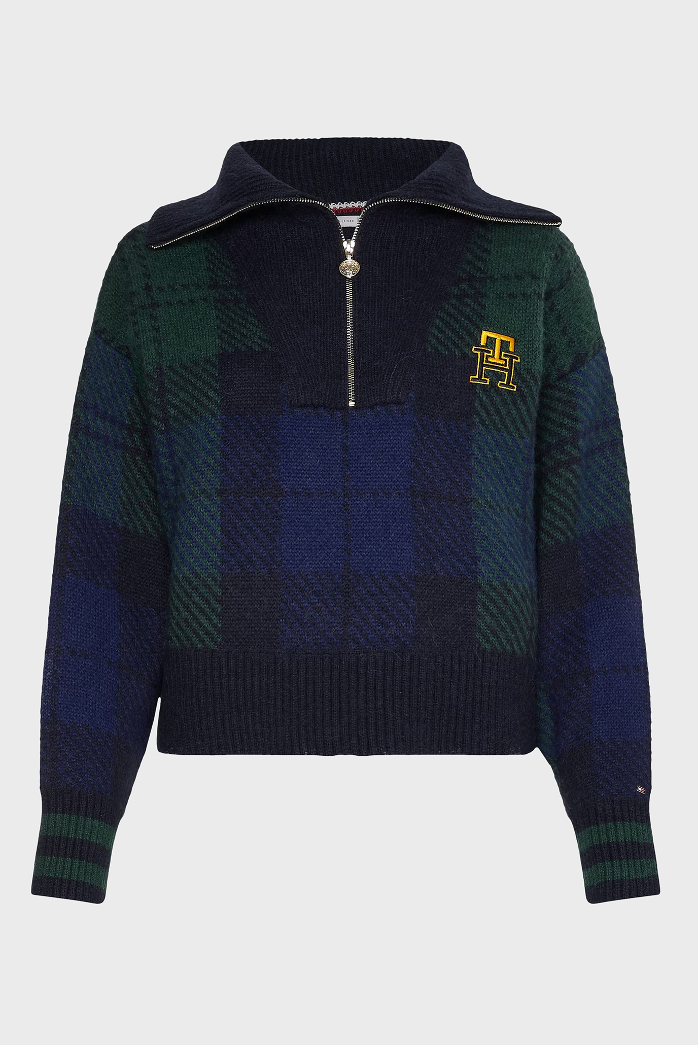 Свитер TARTAN HALF-ZIP SWEATER 5