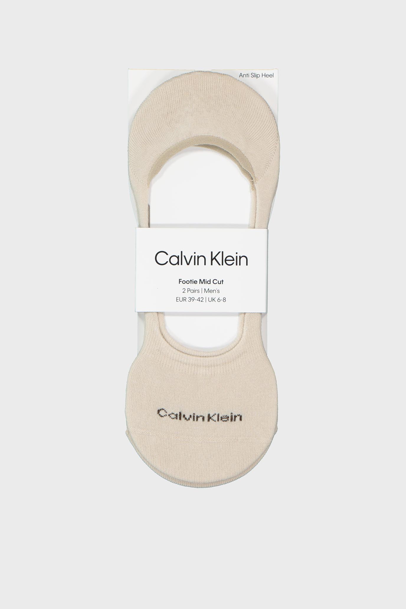 Следы CK MEN FOOTIE MID CUT 2P 2