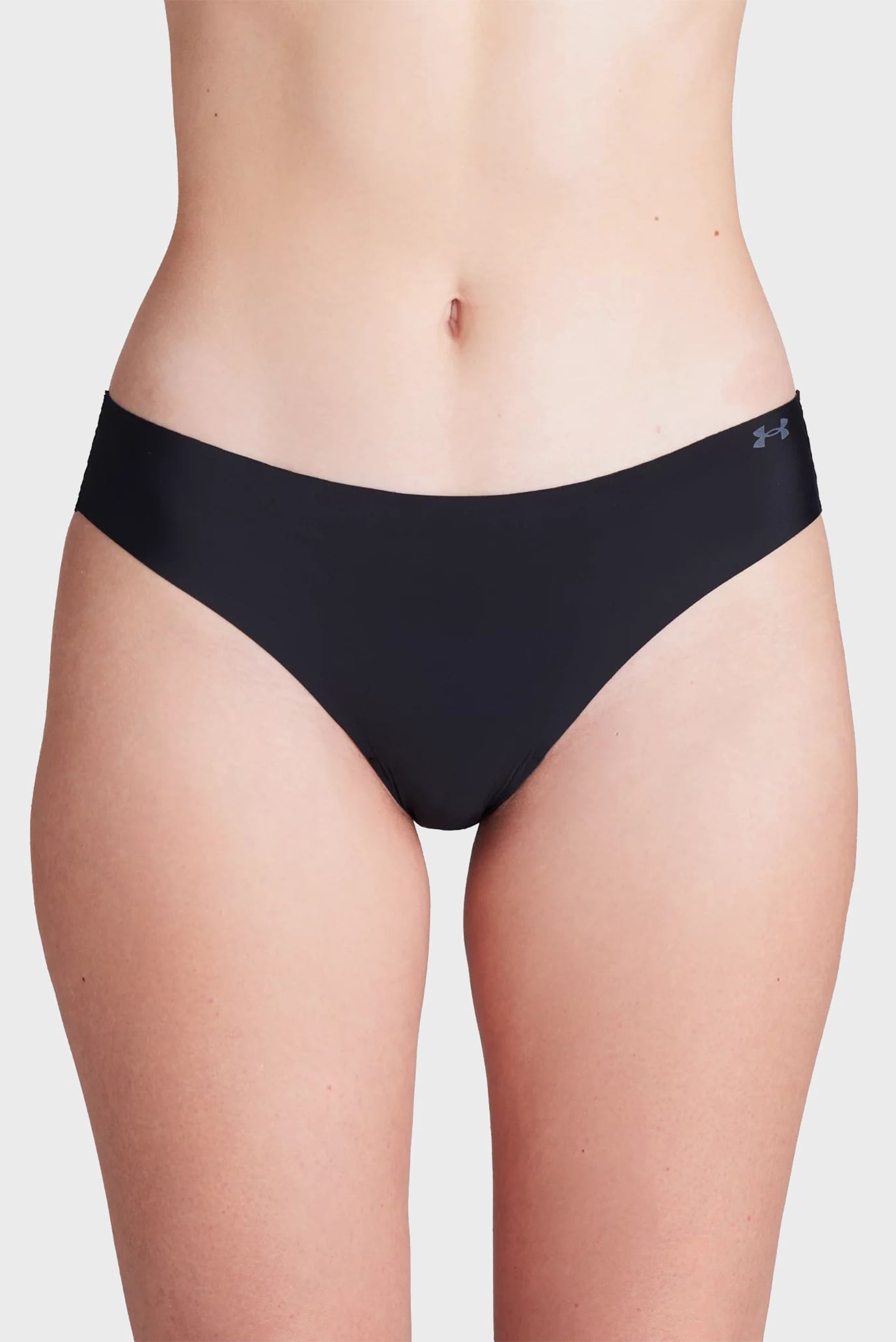 Женские черные трусики (3 шт) UA PURE STRETCH NO SHOW BIKINI-SOLID 3PK 2