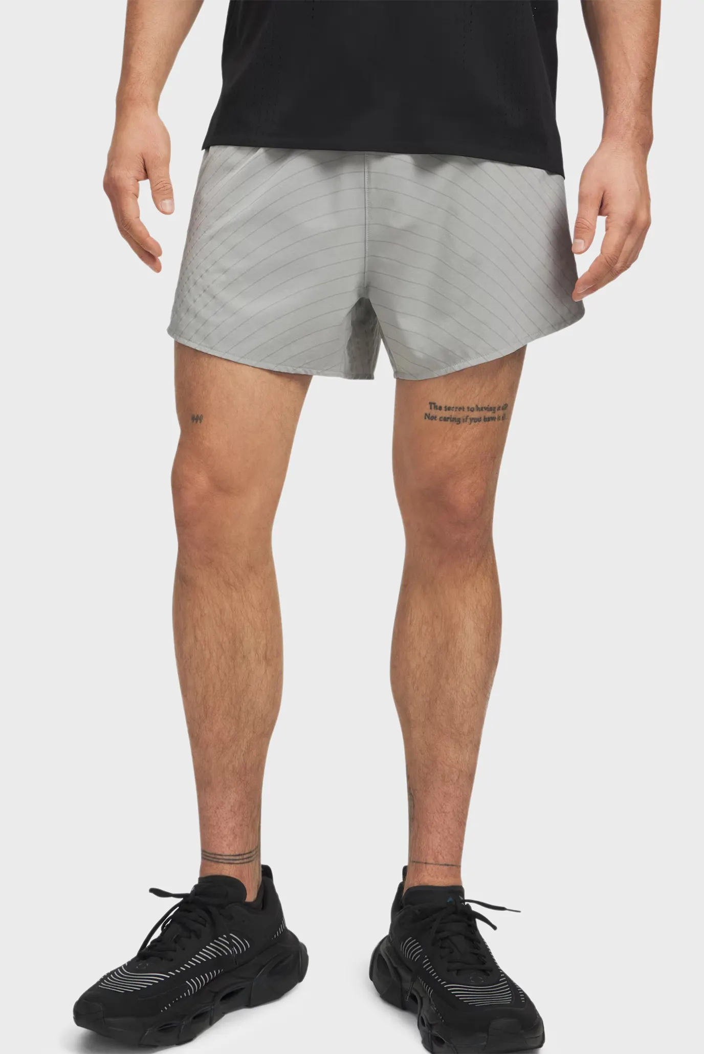 Шорты UA Halo Run Reflective Short-GRY 1