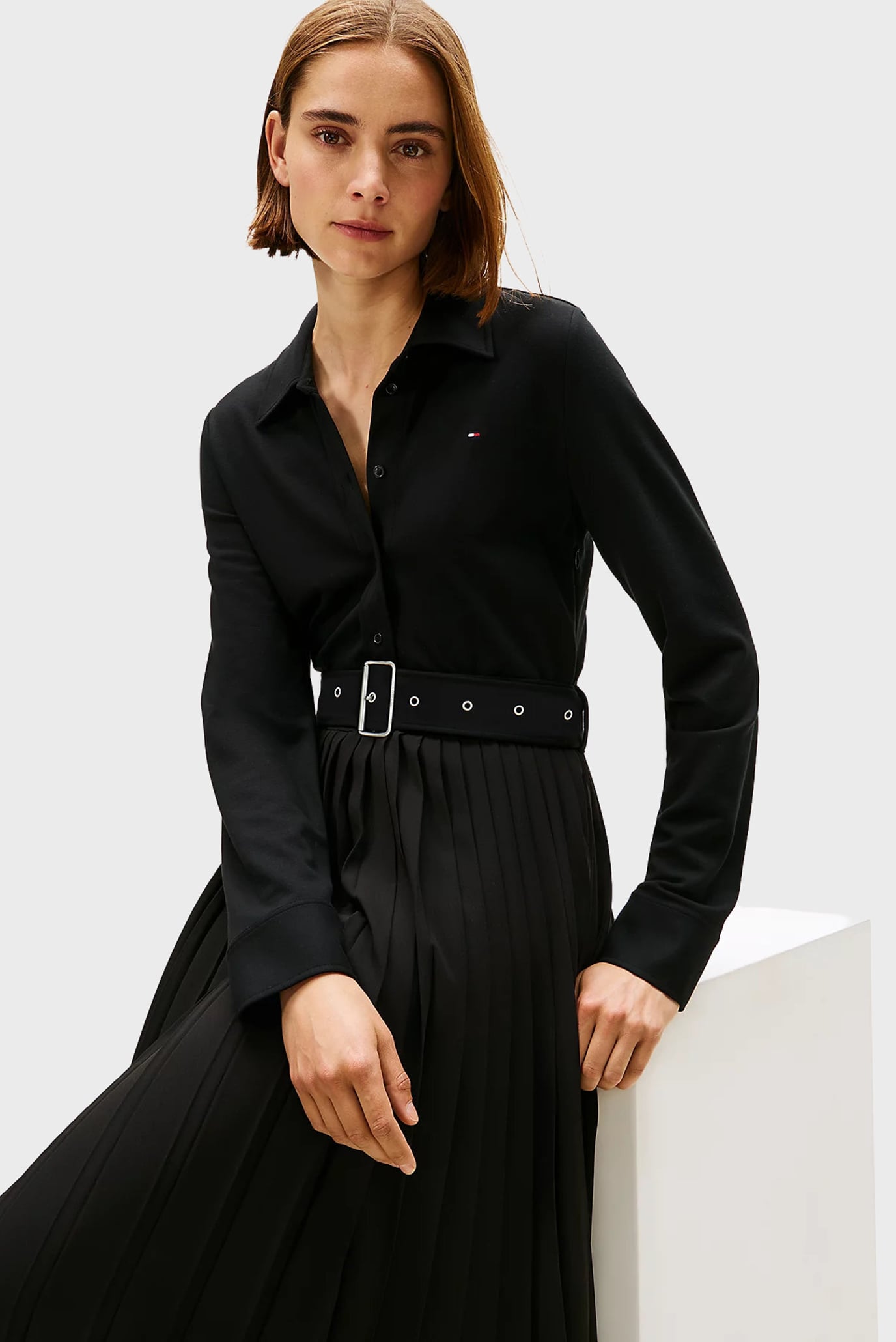 Платье INTERLOCK MIX MEDIA POLO DRS LS 4