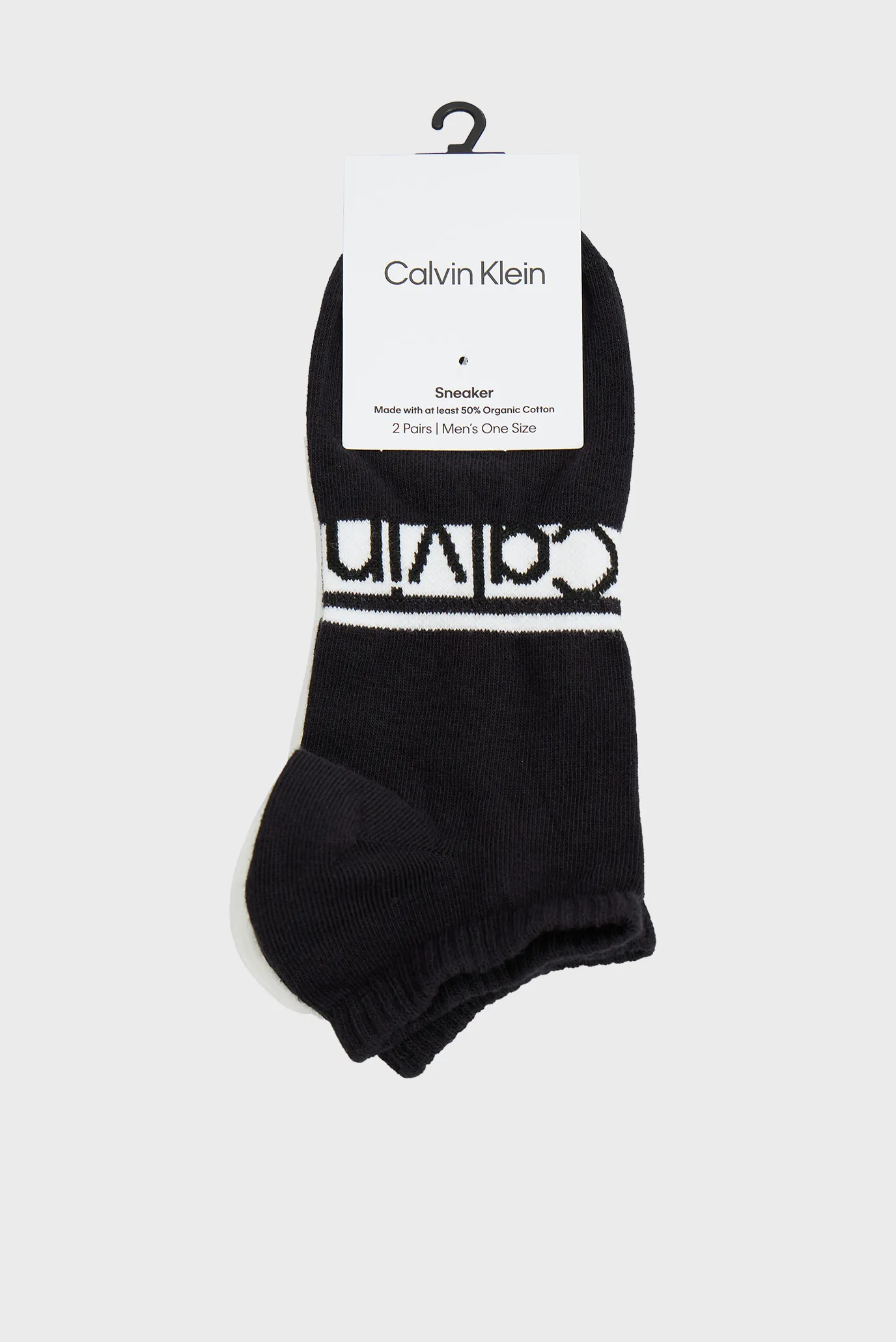 Носки CK MEN SNEAKER 2P LOGO STRIPE 1