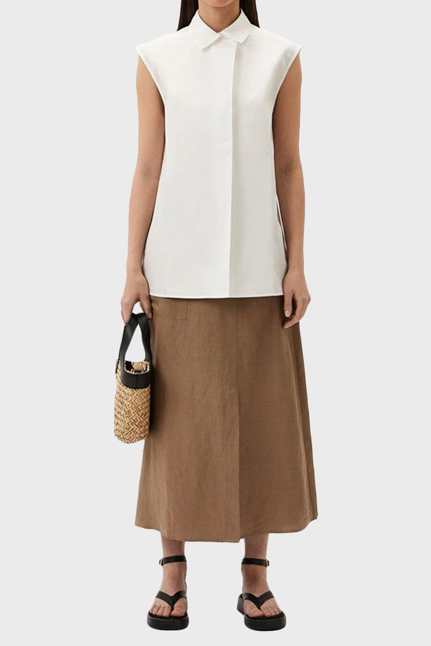 Рубашка с коротким рукавом COTTON ARCHIVE SLEEVELESS SHIRT 5