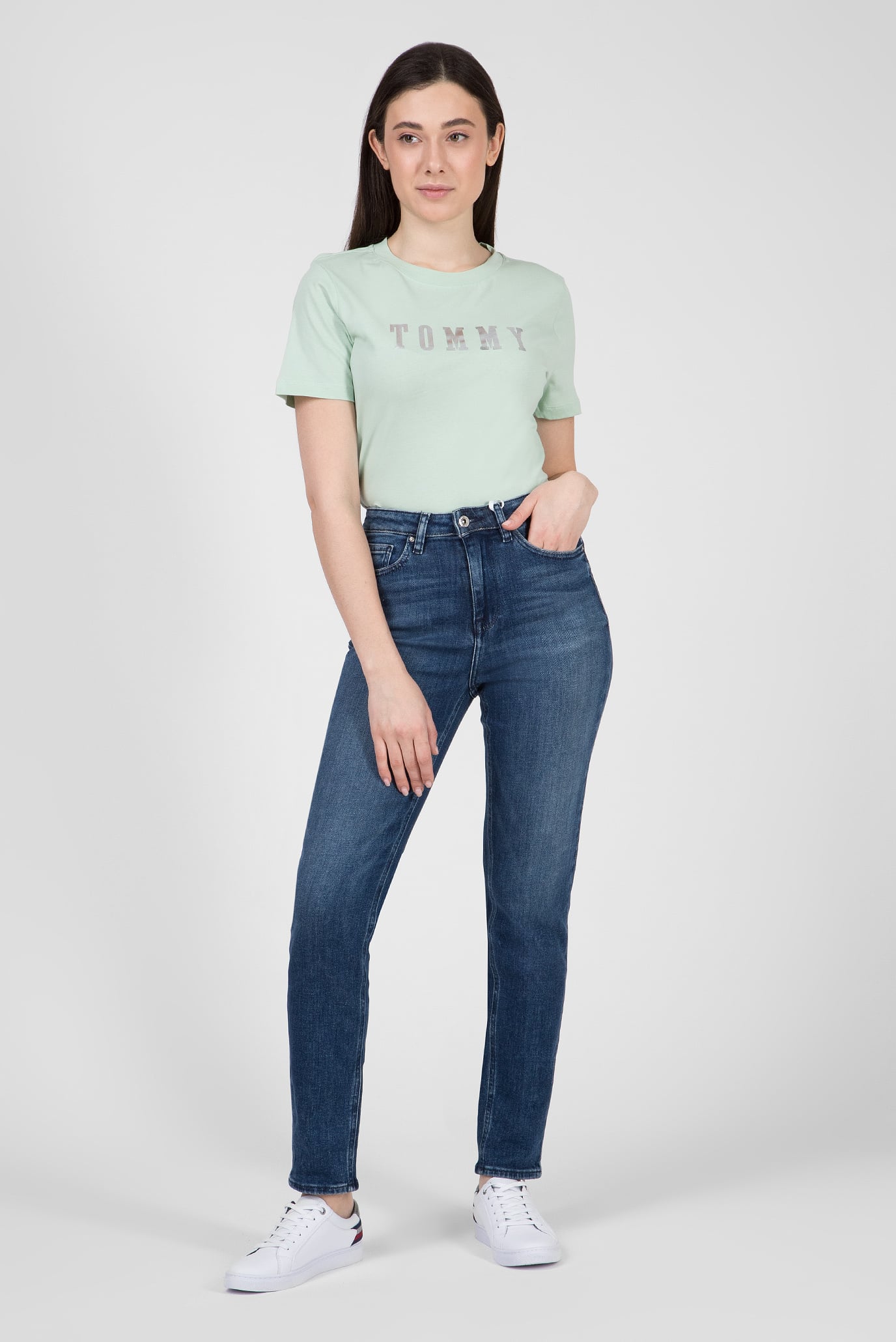 Женские синие джинсы GRAMERCY 7