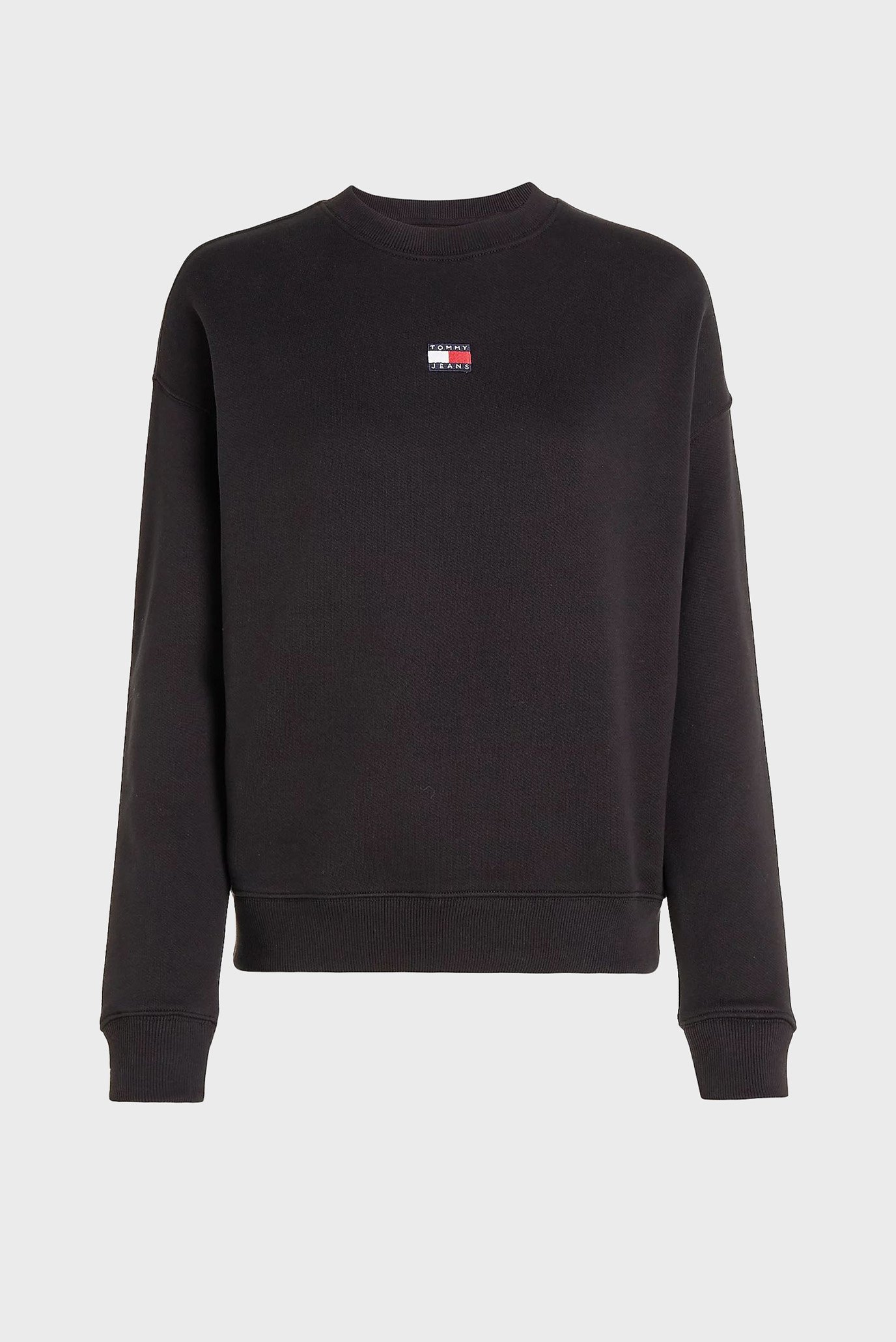 Женский черный свитшот TJW BXY BADGE CREW EXT 5