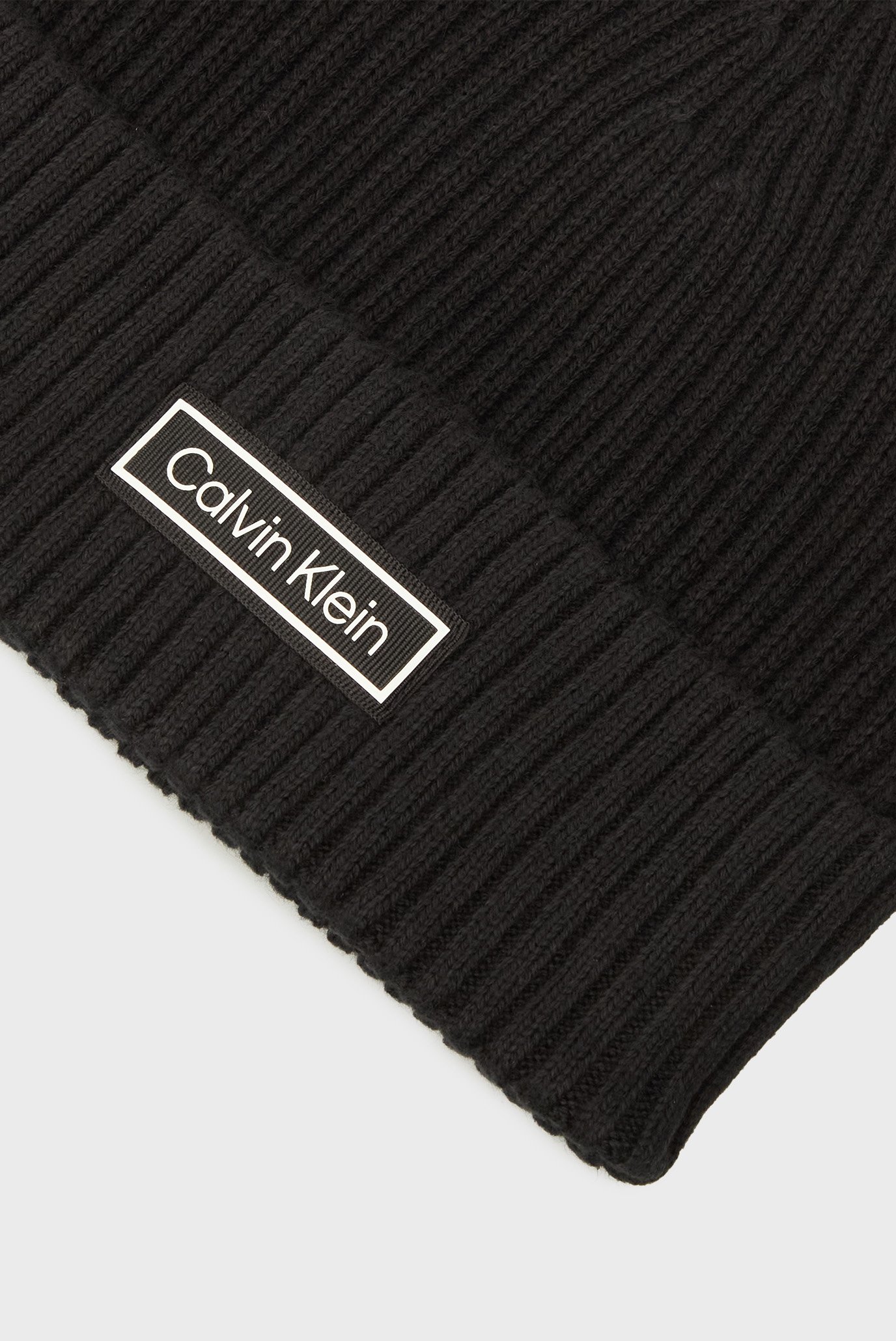 Шапка PATCH CHUNKY RIB COTTON BEANIE 4