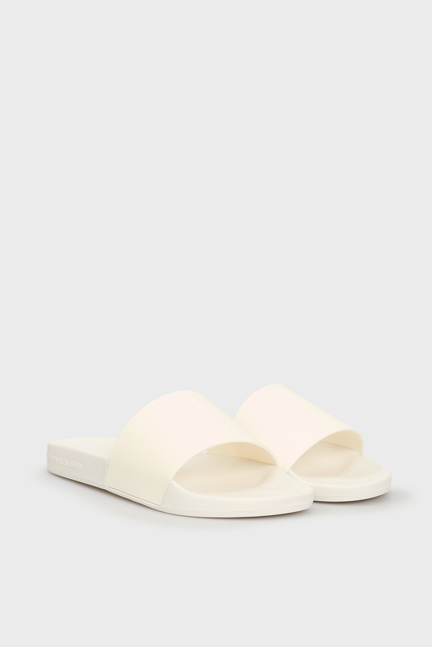 Женские белые слайдеры SLIDE MONOGRAM TPU 3