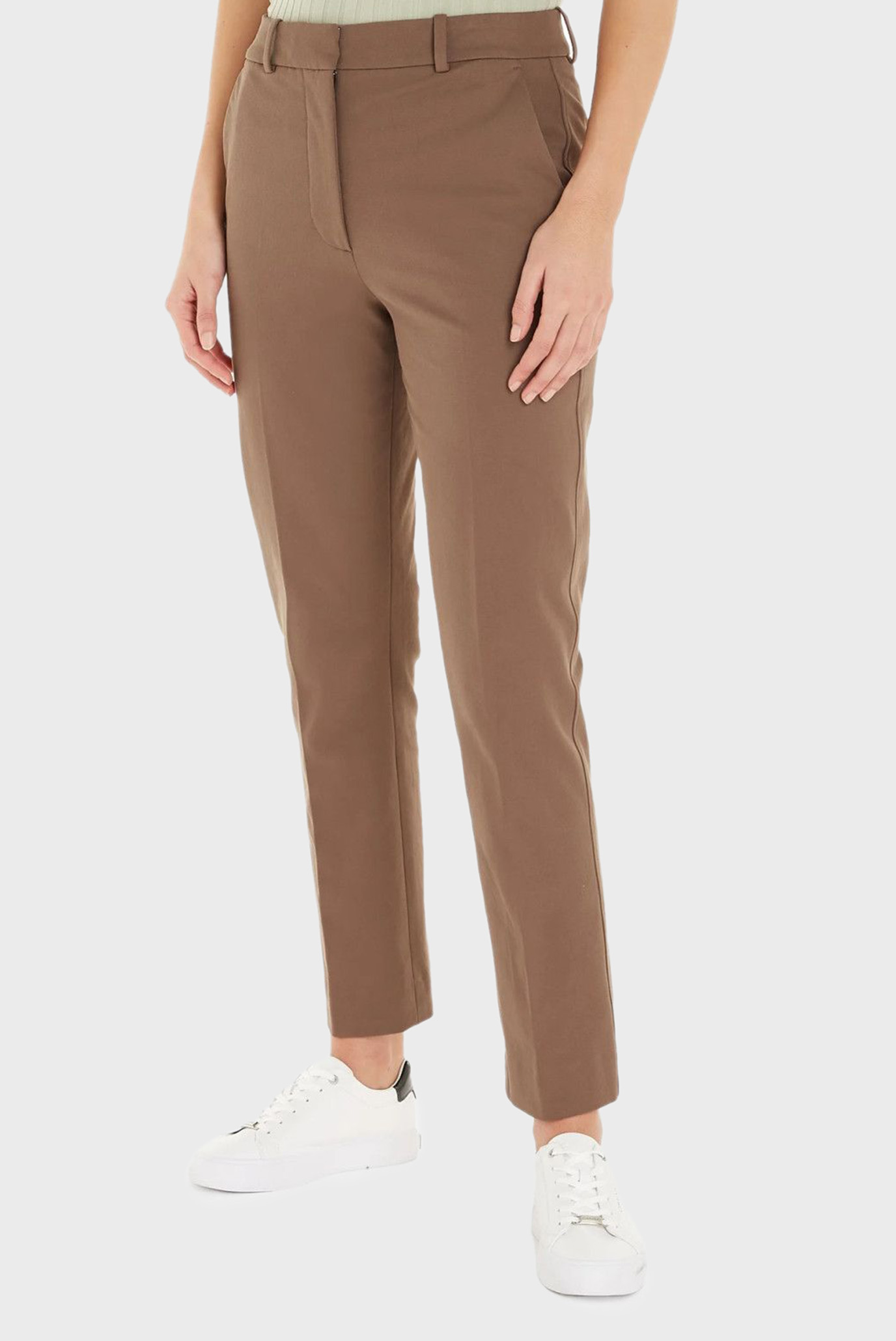 Штаны STRETCH GABARDINE SLIM CROPPEDCalvin Klein Штаны STRETCH GABARDINE SLIM CROPPED 4