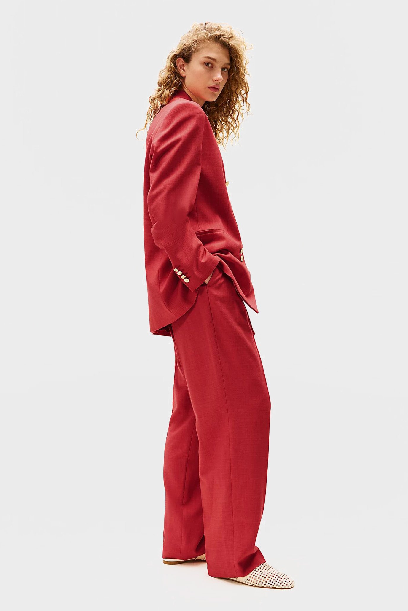 Женские красные брюки TH х SRG 4