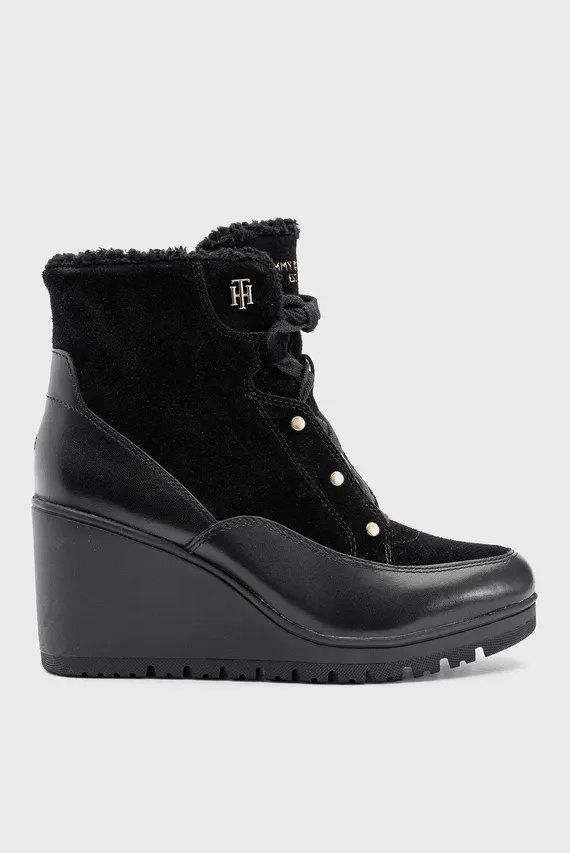 Ботинки WARMLINED MID WEDGE BOOT Tommy Hilfiger
