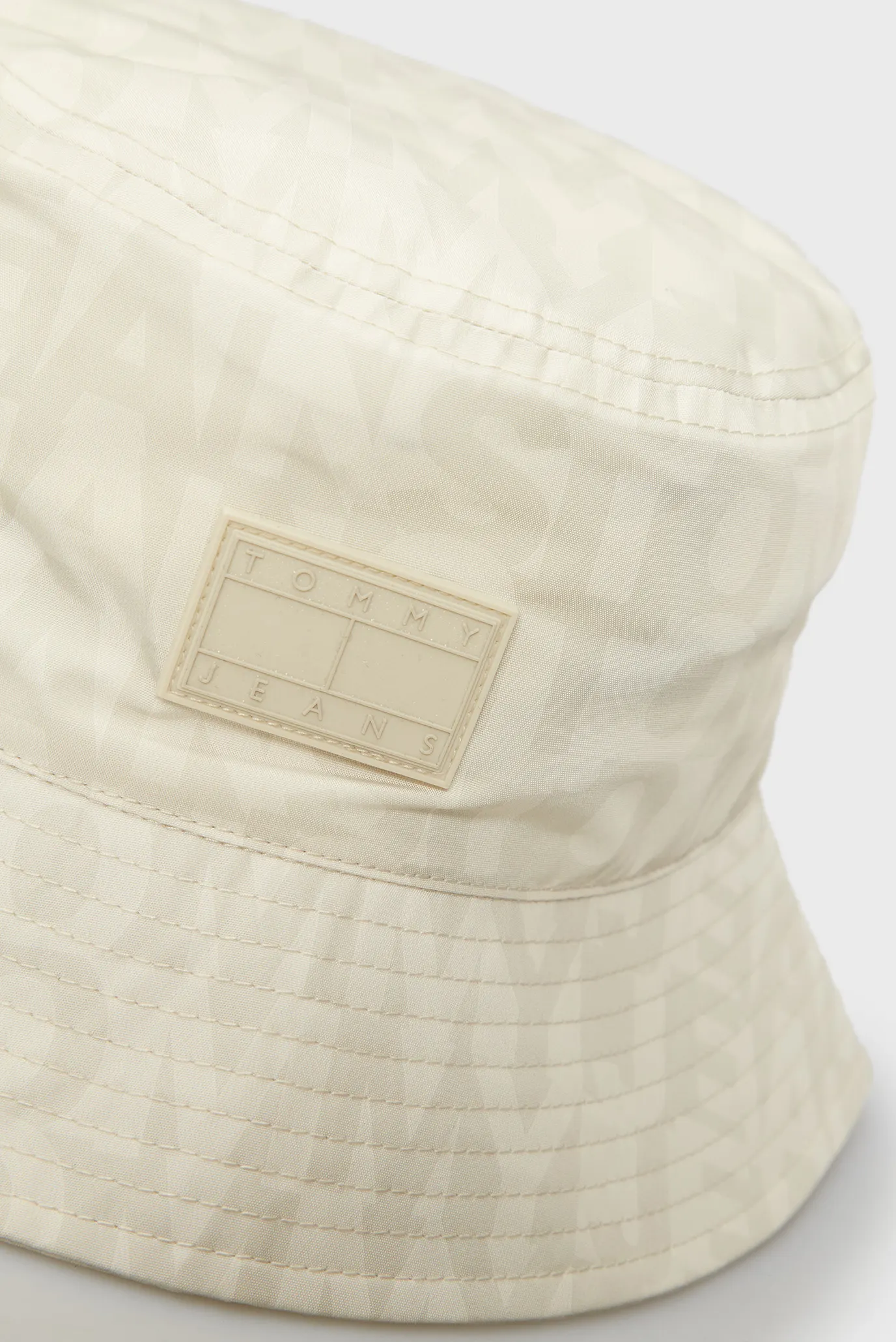 Женская белая панама с узором TJW LOGOMANIA 3