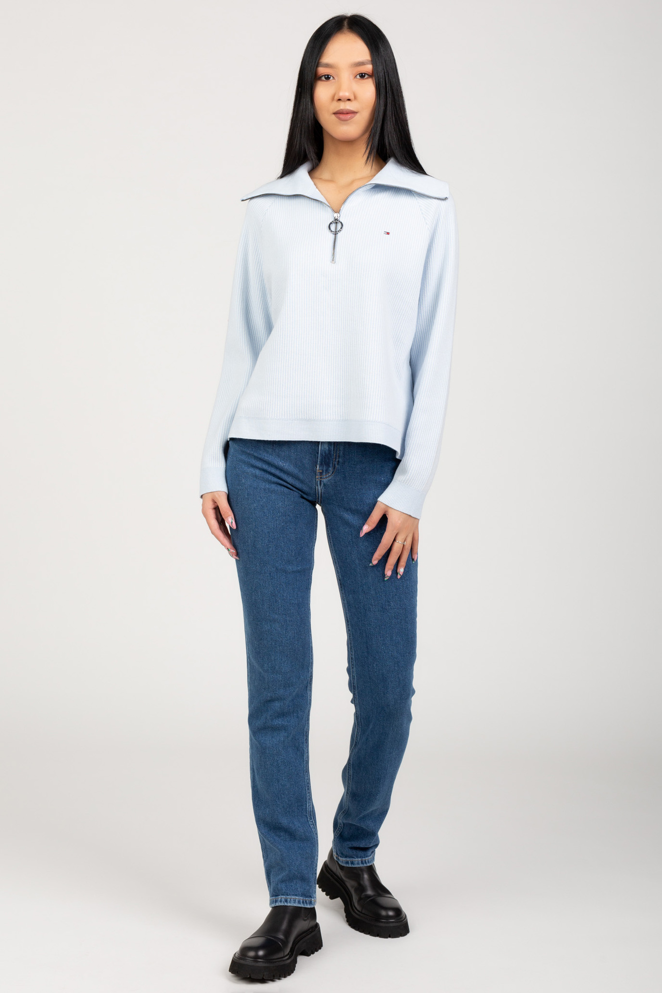 Свитер ORG CO RELAXED ZIP-UP SWEATER Tommy Hilfiger Свитер ORG CO RELAXED ZIP-UP SWEATER 5