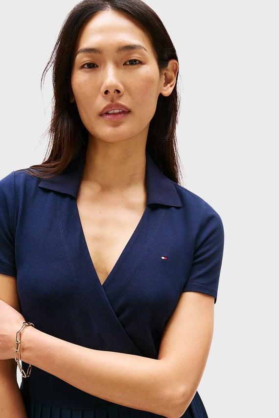 Платье 1985 PLEATED WRAP POLO DRS