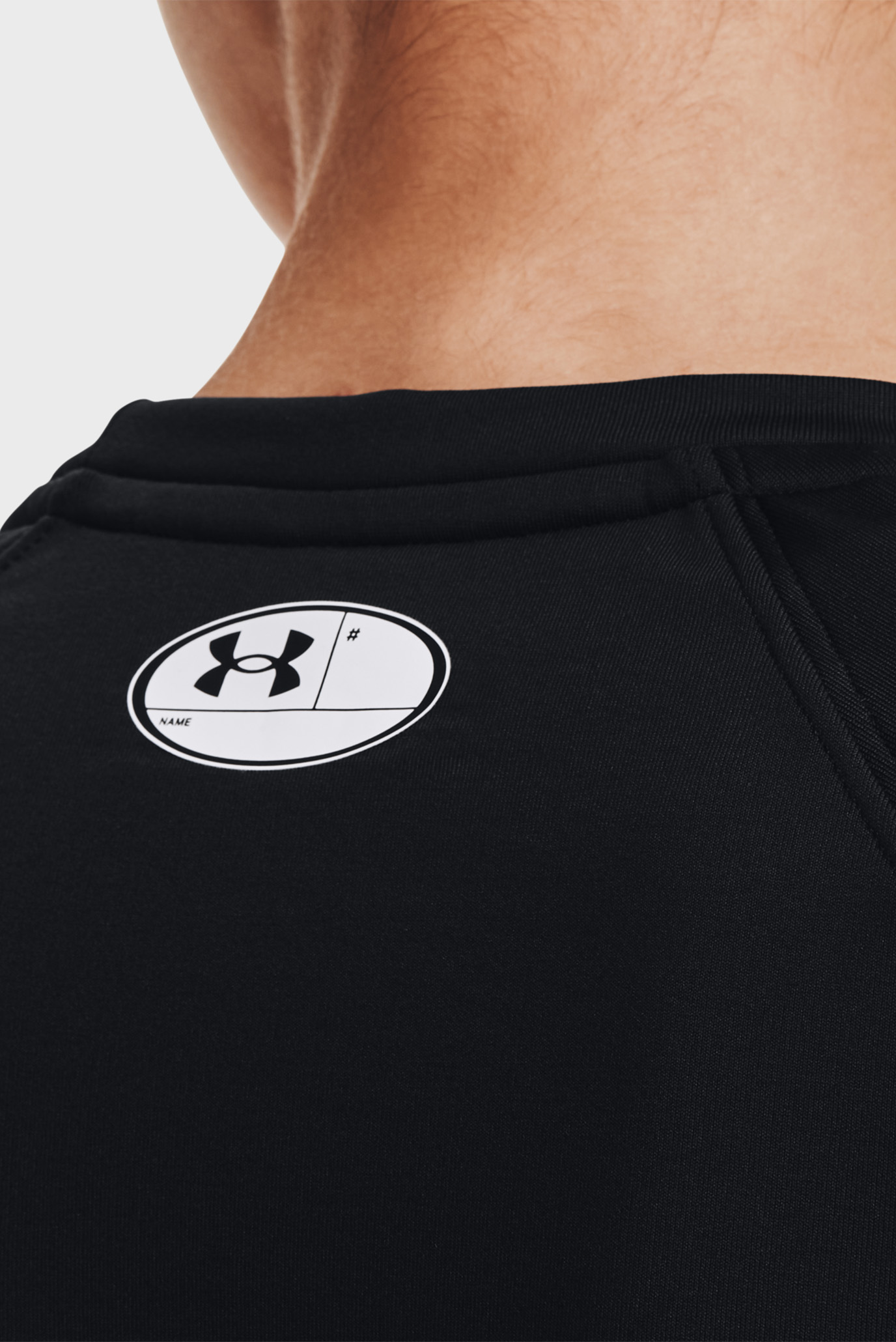 Женский черный лонгслив UA CG Authentics Crew 4