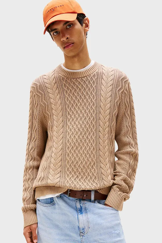 Свитер TJM SLM BADGE CABLE KNIT SWEATER Tommy Jeans