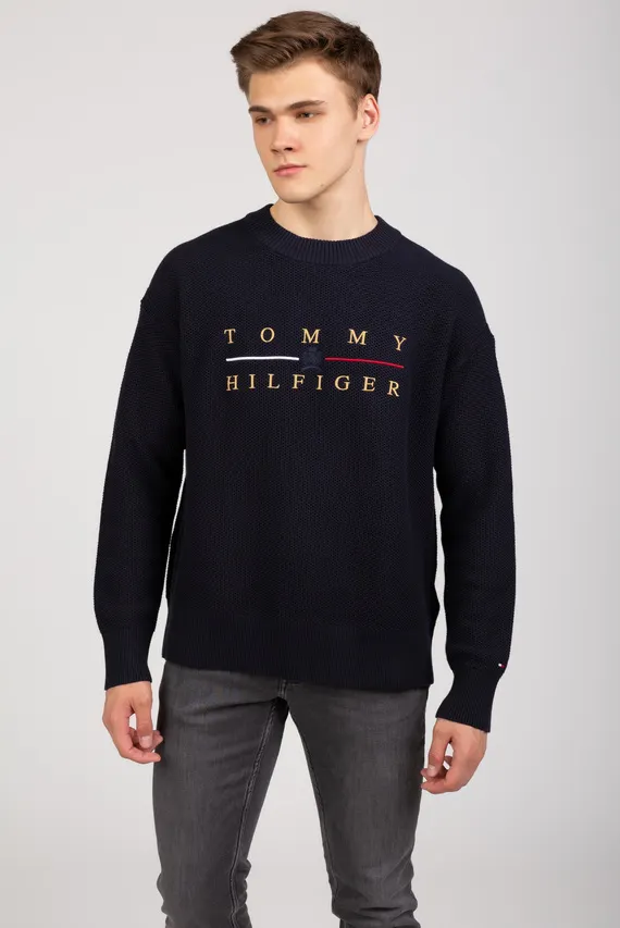 Свитер ICON EMBROIDERED STRUCTURED CREW Tommy Hilfiger