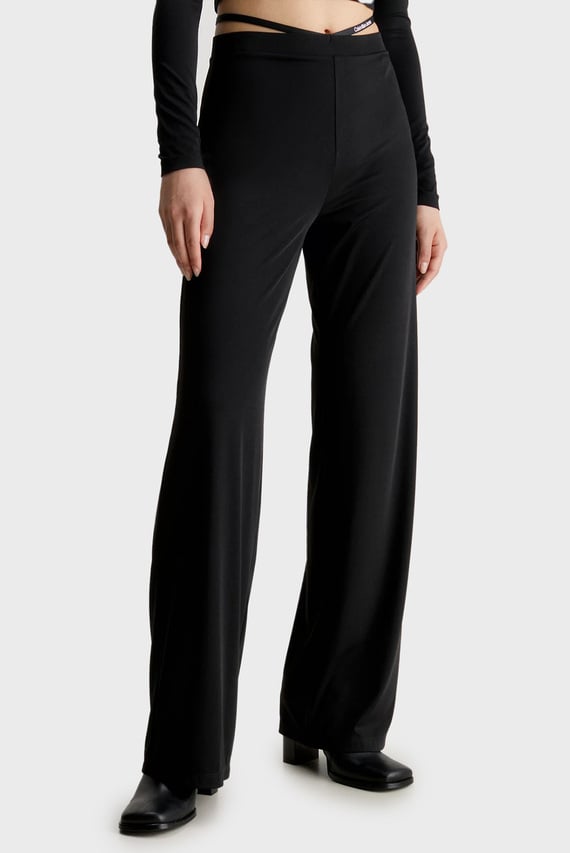 Штаны WAIST STRAP DETAIL FLARED PANTS Calvin Klein Jeans