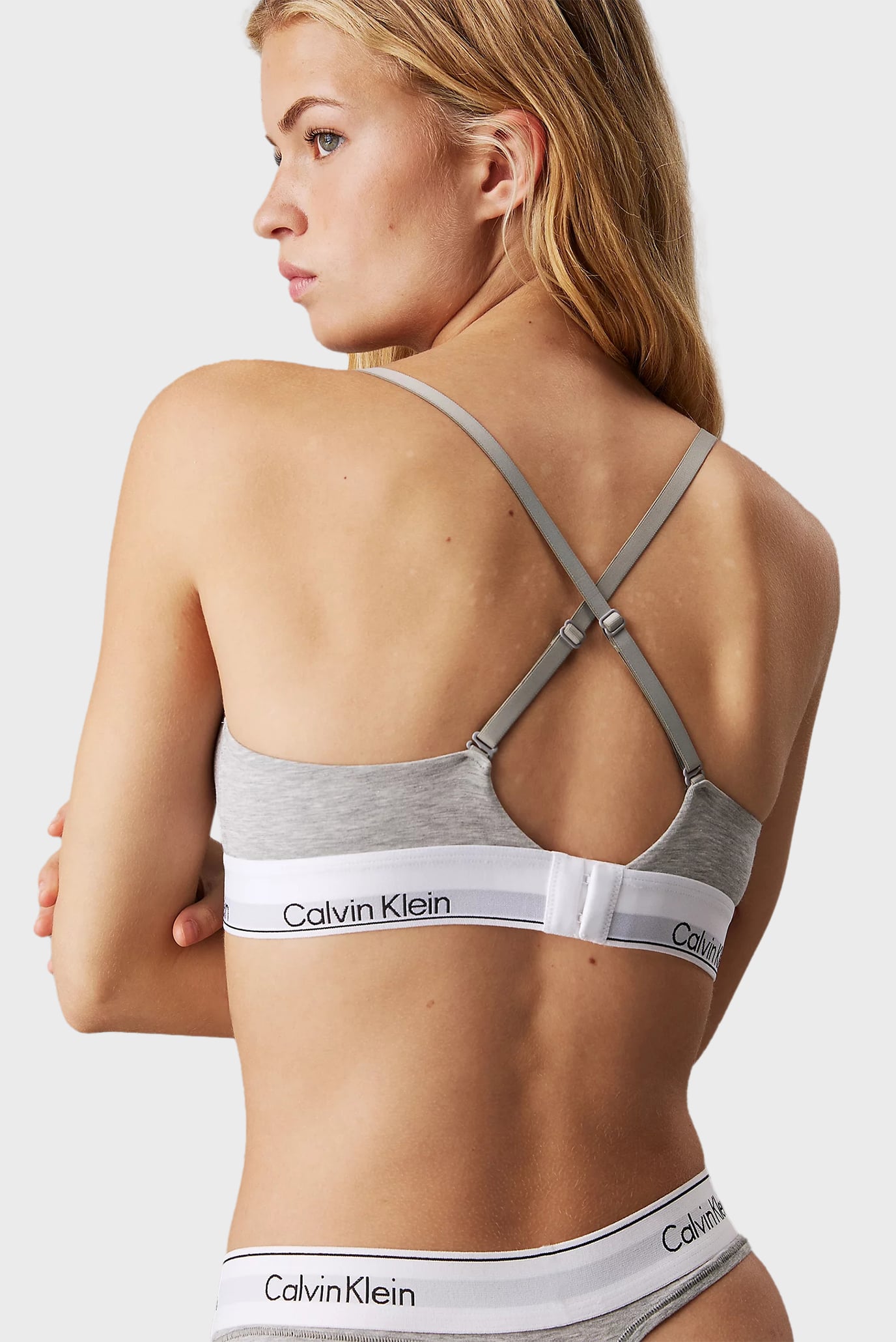 Женский серый бюстгальтер LL TRIANGLE 3