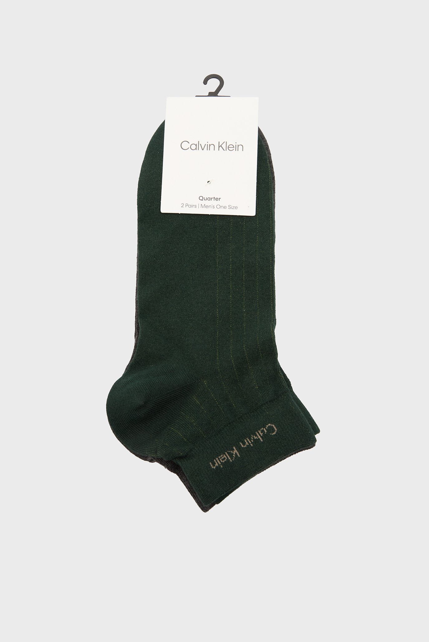 Носки CK MEN QUARTER 2P PINSTRIPE 1