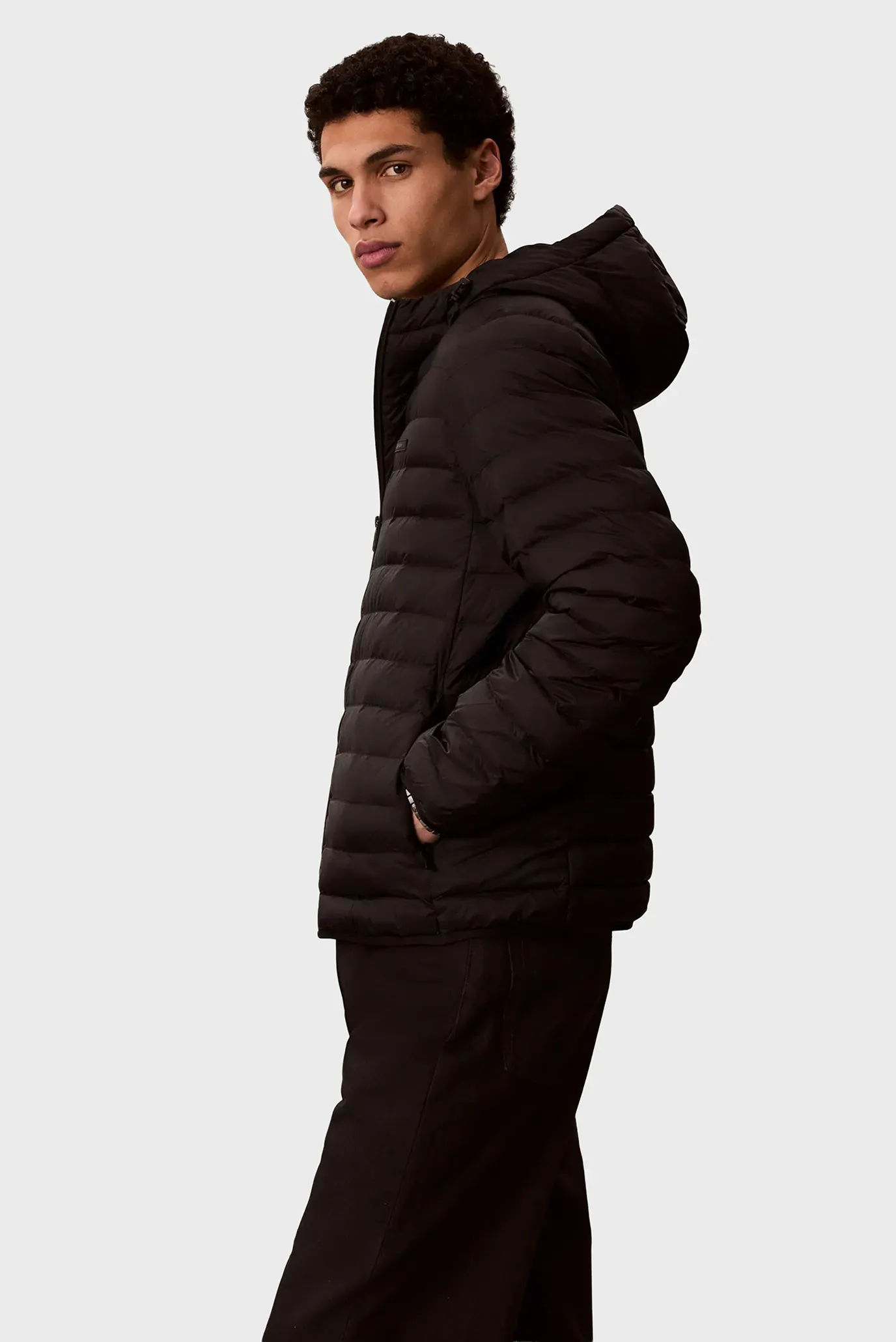Куртка демисезонная LS HOODED NYLON CHANNELED PUFFER 3