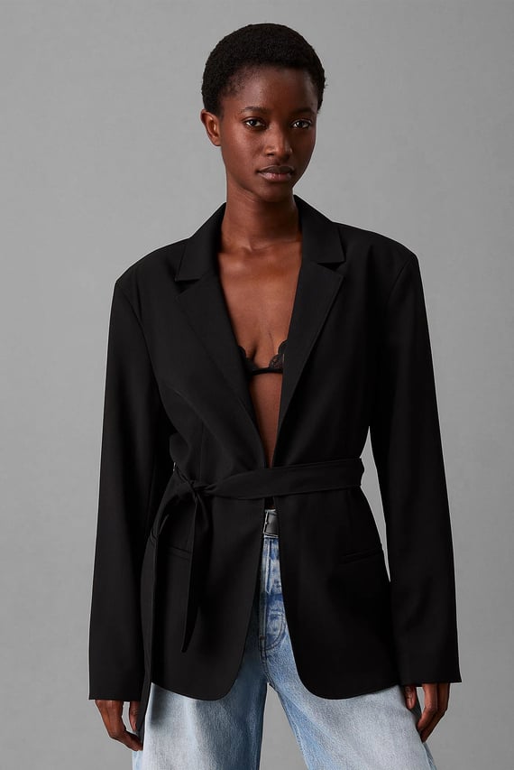 Пиджак TRAVEL TWILL BELTED BLAZER Calvin Klein Пиджак TRAVEL TWILL BELTED BLAZER Calvin Klein