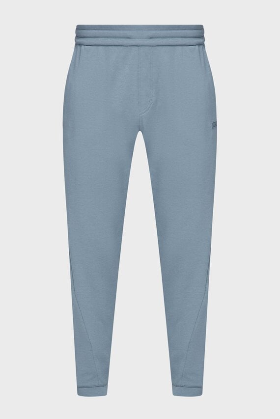 Мужские голубые спортивные брюки  LOGO TAPE COMFORT JOGGER