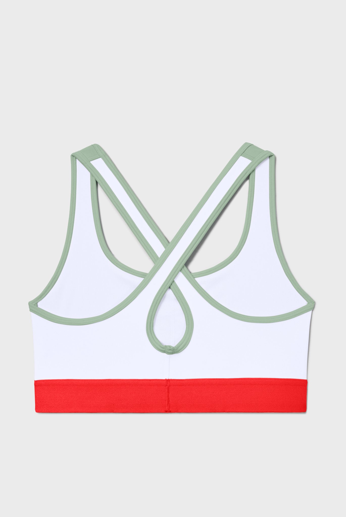 Женский бирюзовый спортивный топ Armour Mid Crossback Bra 2