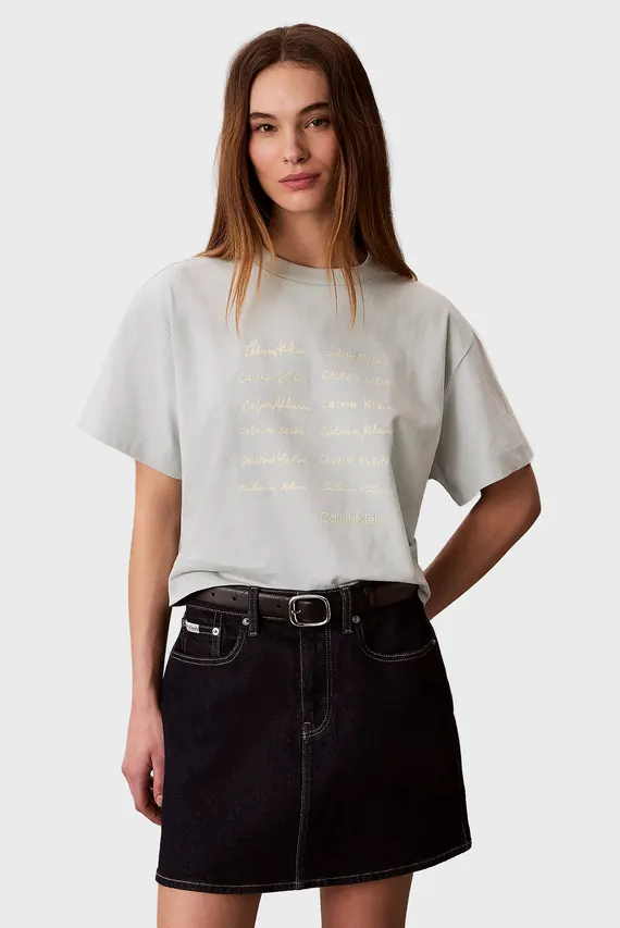 Футболка SS CROPPED BOXY GRAPHIC TEE Calvin Klein Jeans