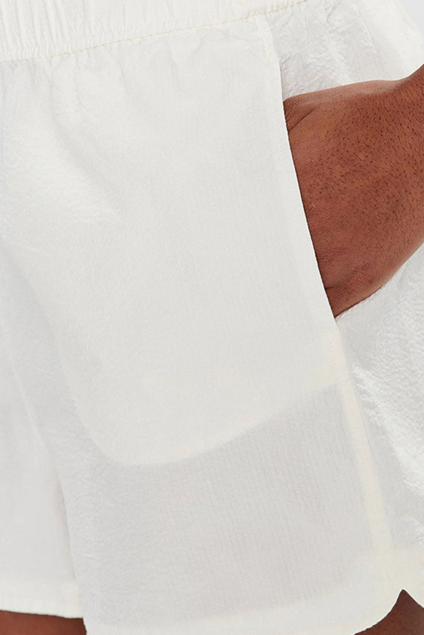 Женские белые шорты SEERSUCKER RELAXED SHORTS 7