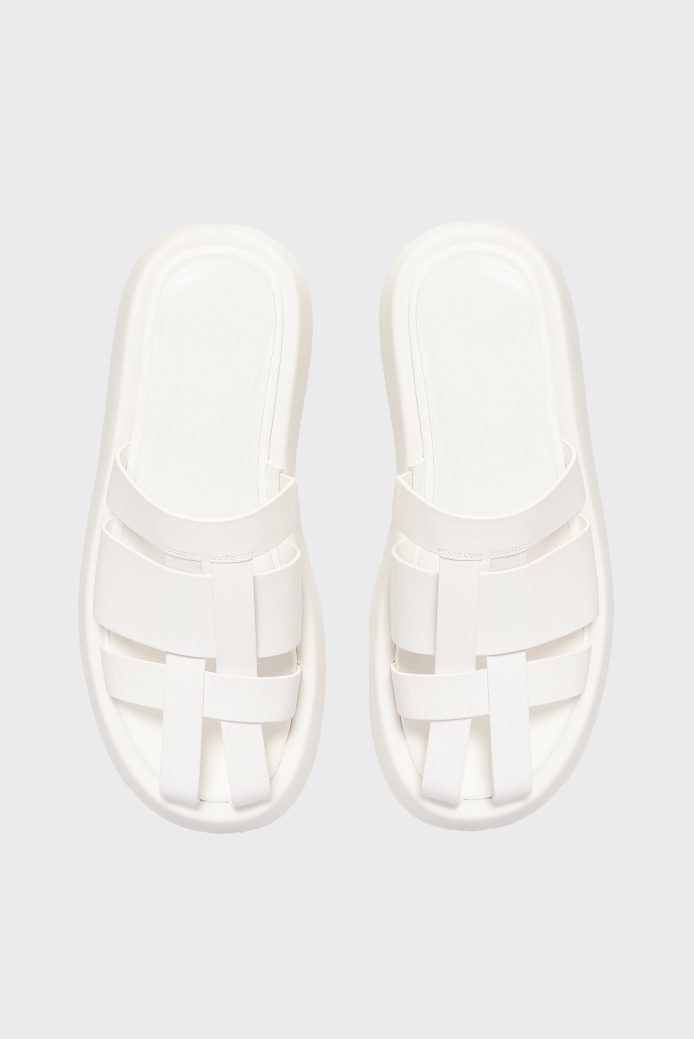 Женские белые кожаные мюли RobinPRPY Женские белые кожаные мюли Robin 3