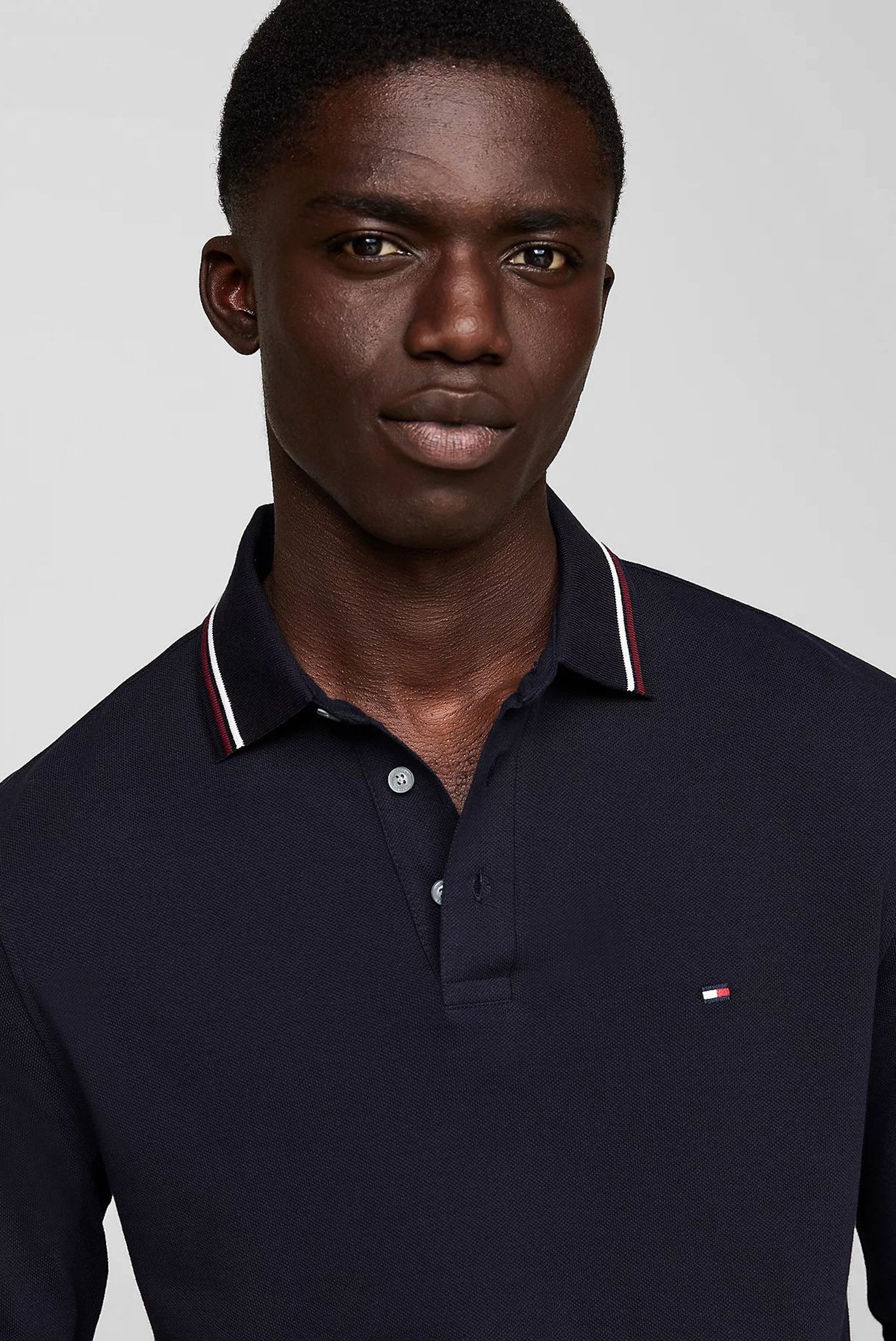 Поло с длинным рукавом L S TIPPED SLIM FIT POLO 4