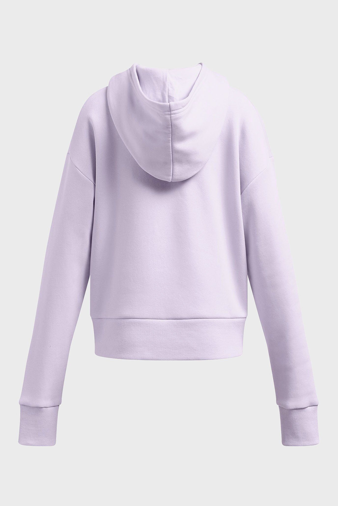 Детское сиреневое худи UA Rival Fleece Crop Hoodie 2