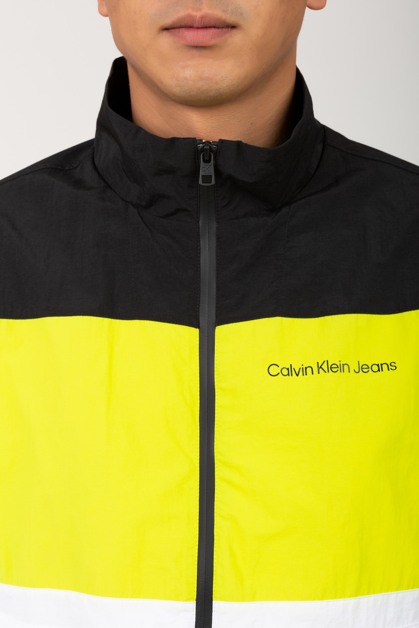 Calvin klein colorblock jacket best sale