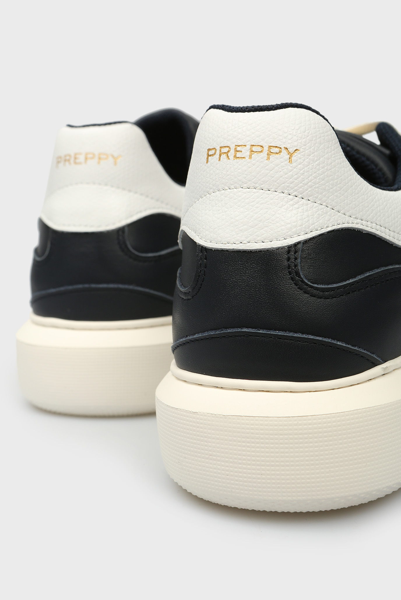 Мужские темно-синие кожаные сникеры Burke 10