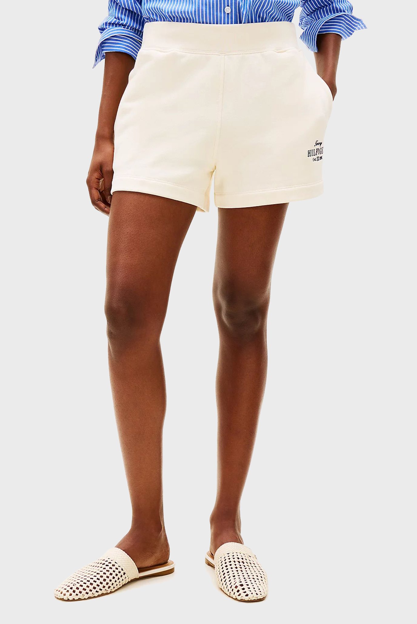 Женские белые шорты REG HILFIGER 1