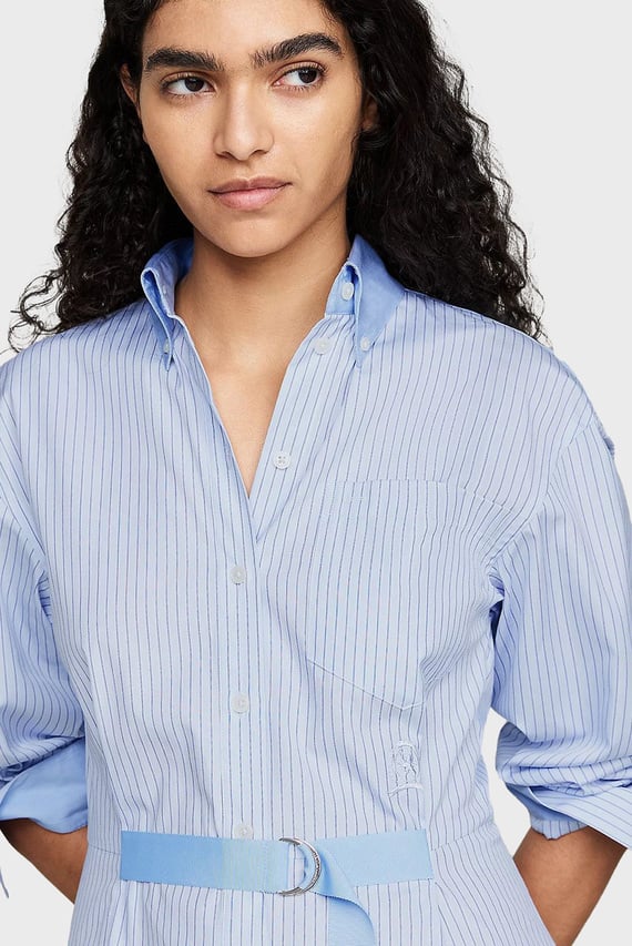 Платье THC ITHACA STRIPE SHIRT DRESS