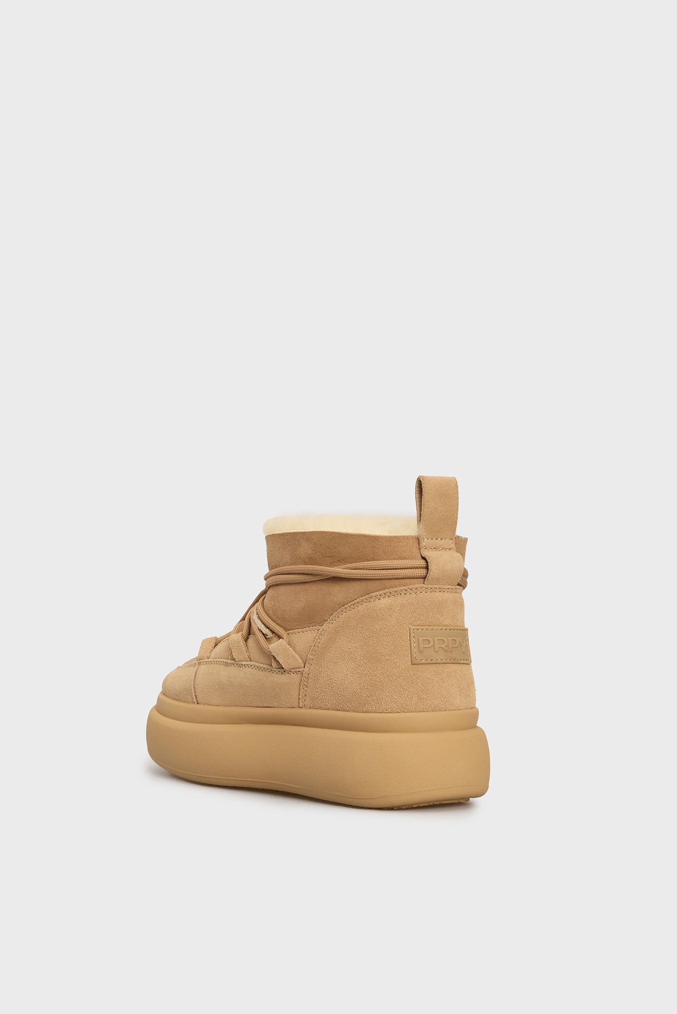 Женские бежевые замшевые полусапоги Kerava 4