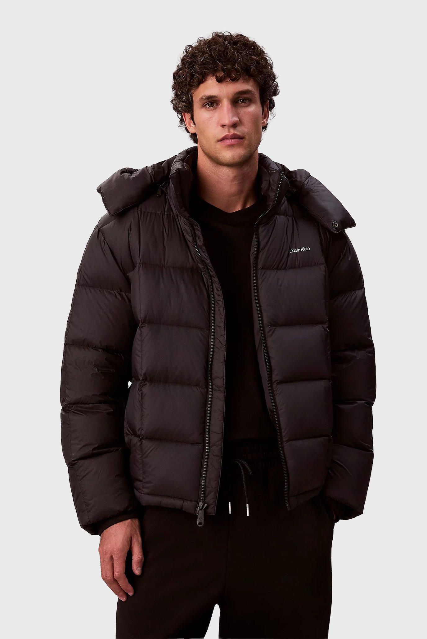 Куртка зимняя LS NYLON QUILTED DETACHABLE HOOD 1