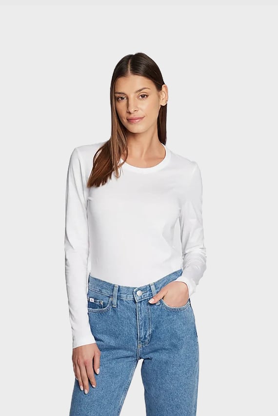 Лонгслив SMOOTH COTTON CREW NECK TEE LS