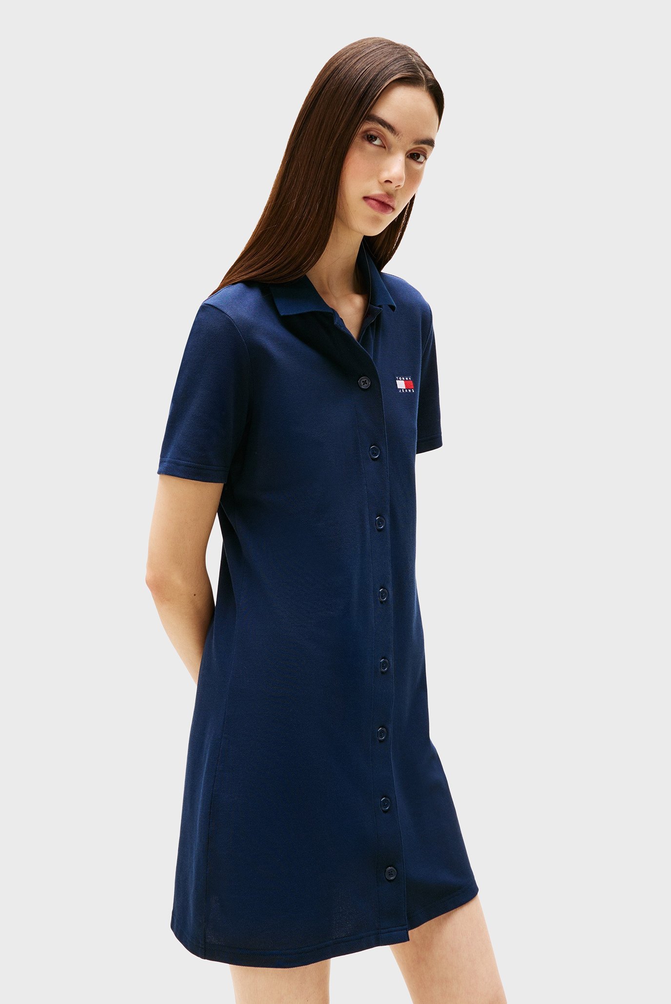 Платье/TJW BADGE PIQUE POLO 3