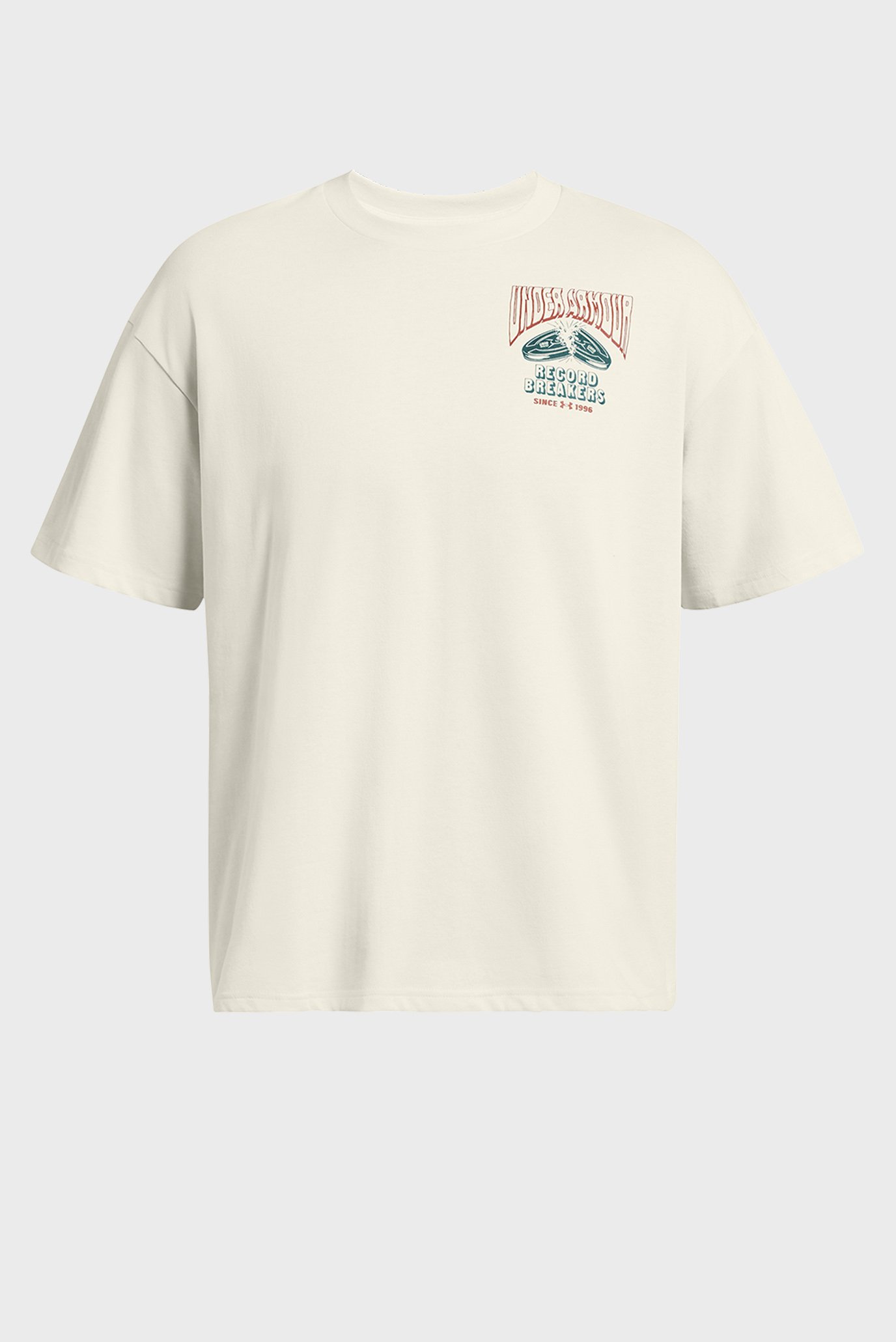 Мужская бежевая футболка UA HW RECORD BREAKERS SS 3