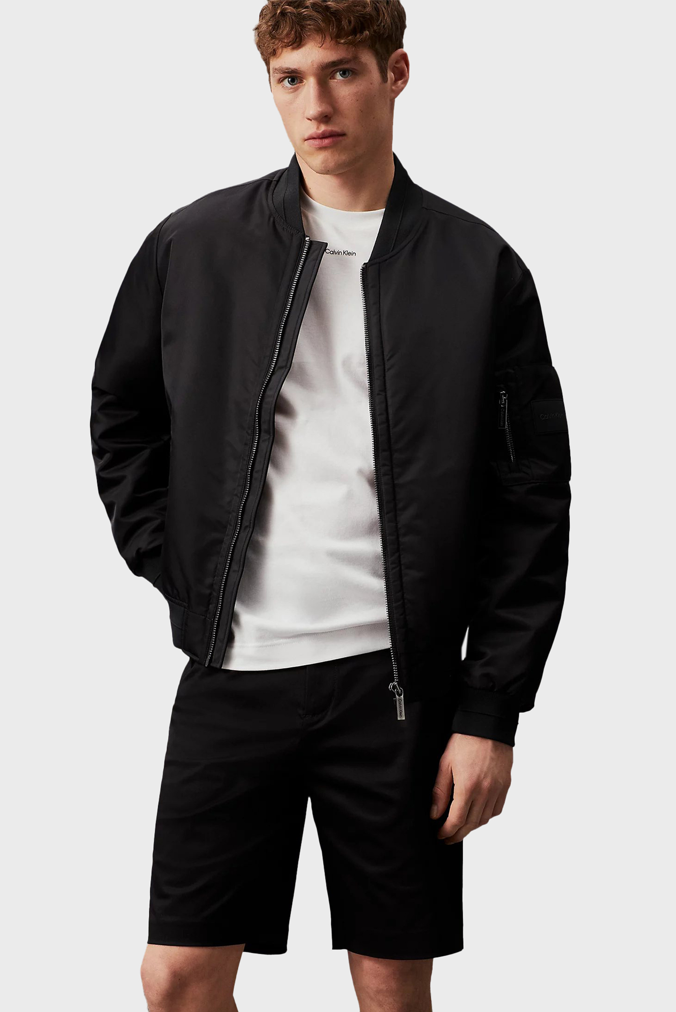 Мужские черные шорты SATEEN STRETCH REGULAR STRAIGHT 6