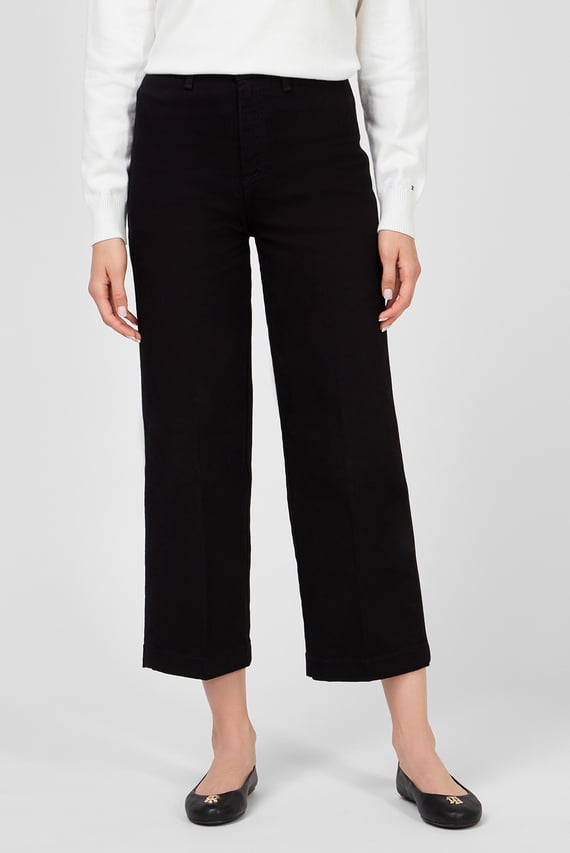 Женские черные джинсы BELL BOTTOM