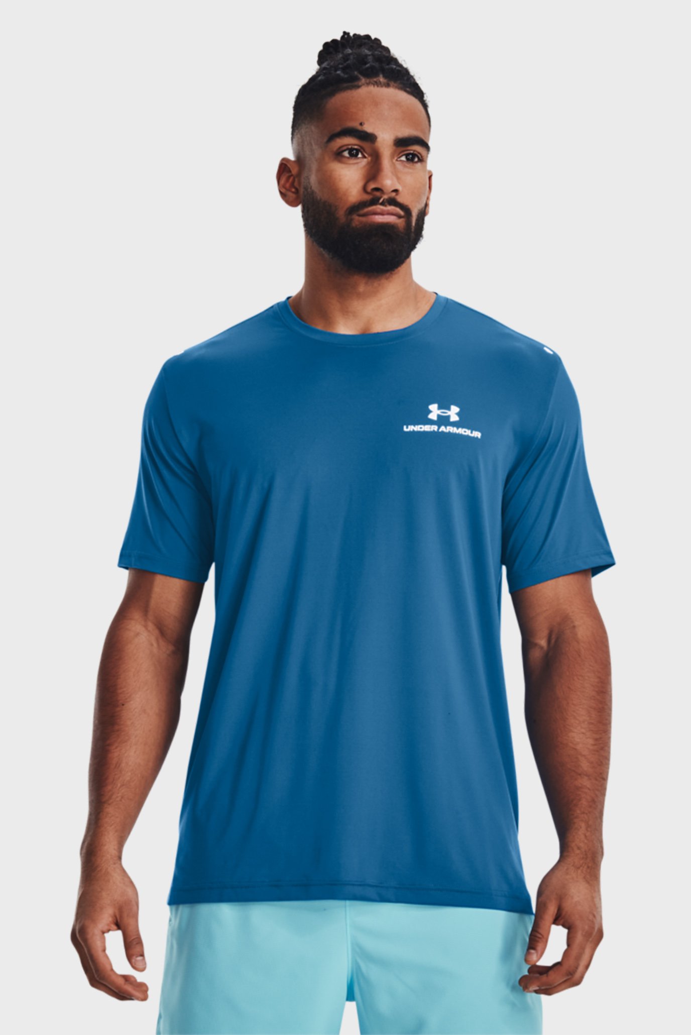 Мужская синяя футболка UA Rush Energy SS 1