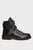 Женские черные кожаные ботинки Dacota