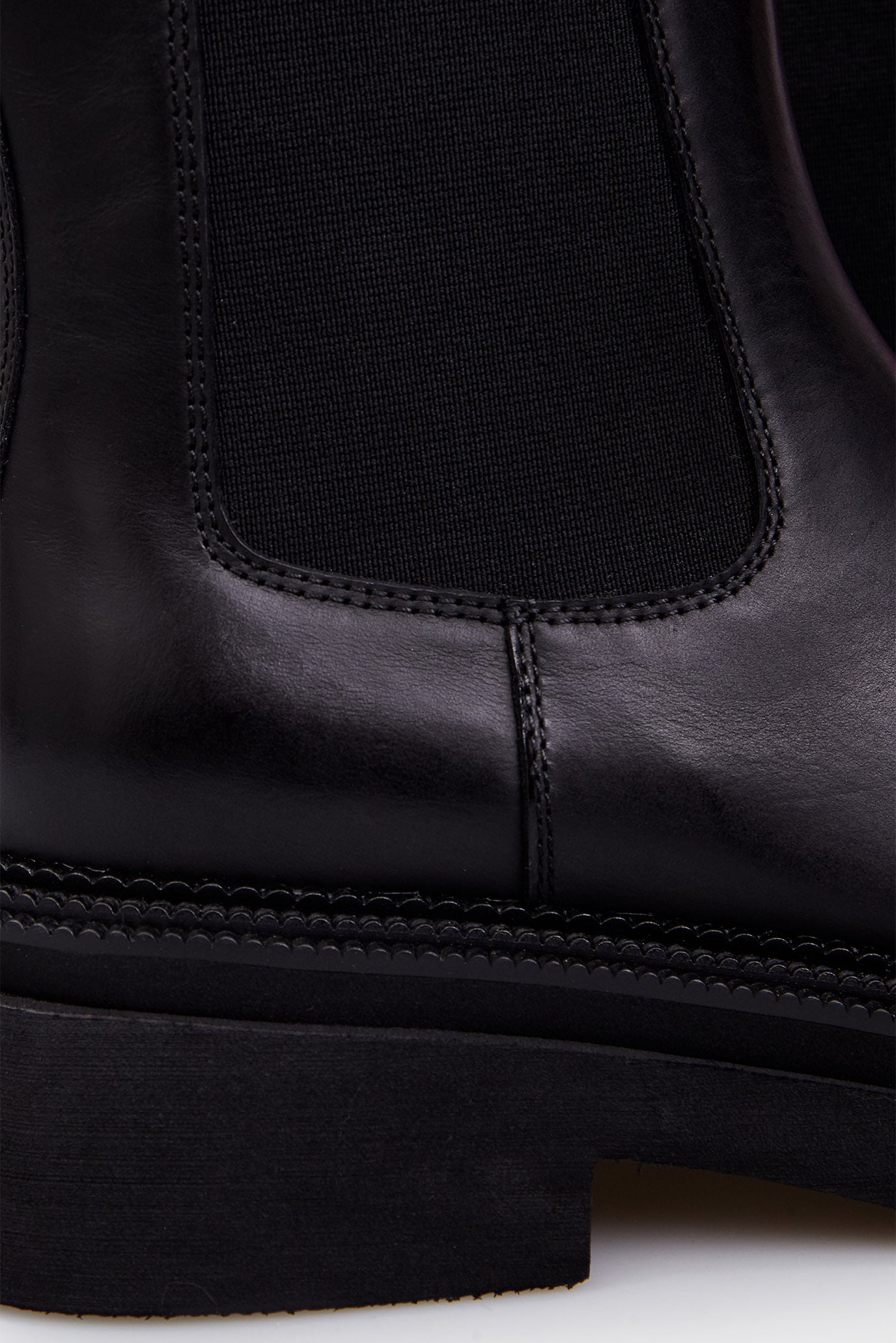 Женские черные кожаные челси Lise 5