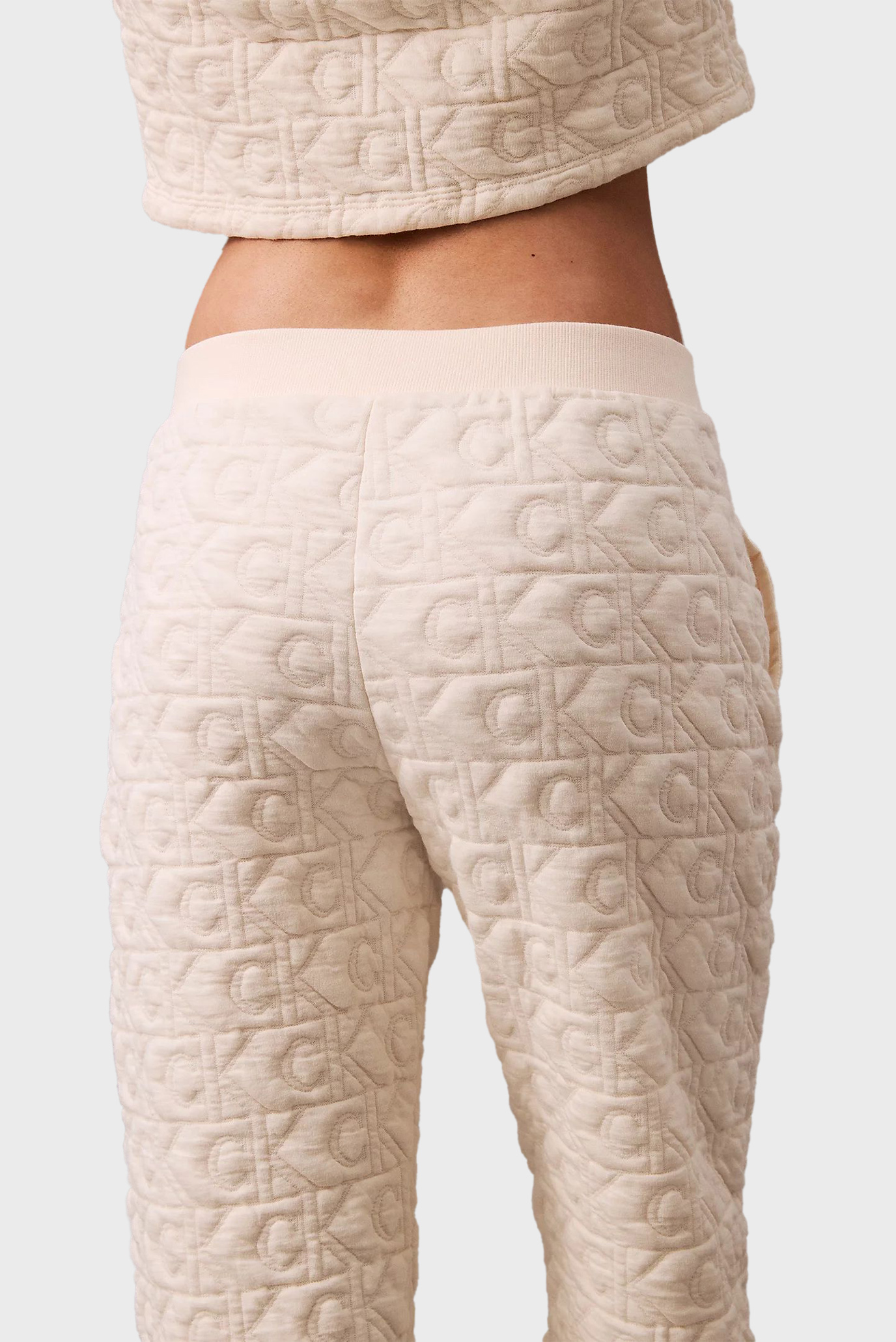 Женские белые брюки JOGGER 5