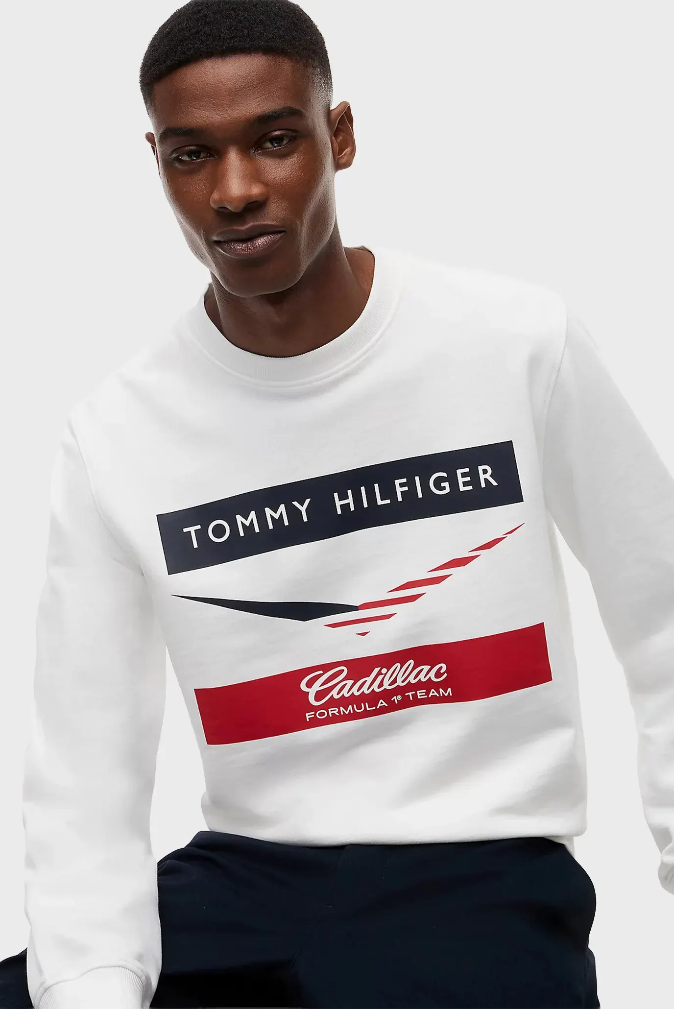 Свитшот/TH X CF1 CHEVRON CREW 4